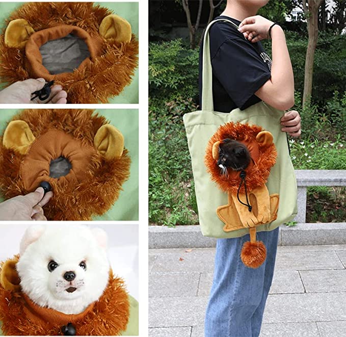 ⏰ sale 49% off everything!🦁Pet Canvas Shoulder Carrying Bag