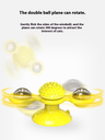 Cat Entertainment Set — Interactive Rotating Disk, Feather Teasers, Tumbler & Windmill Toy