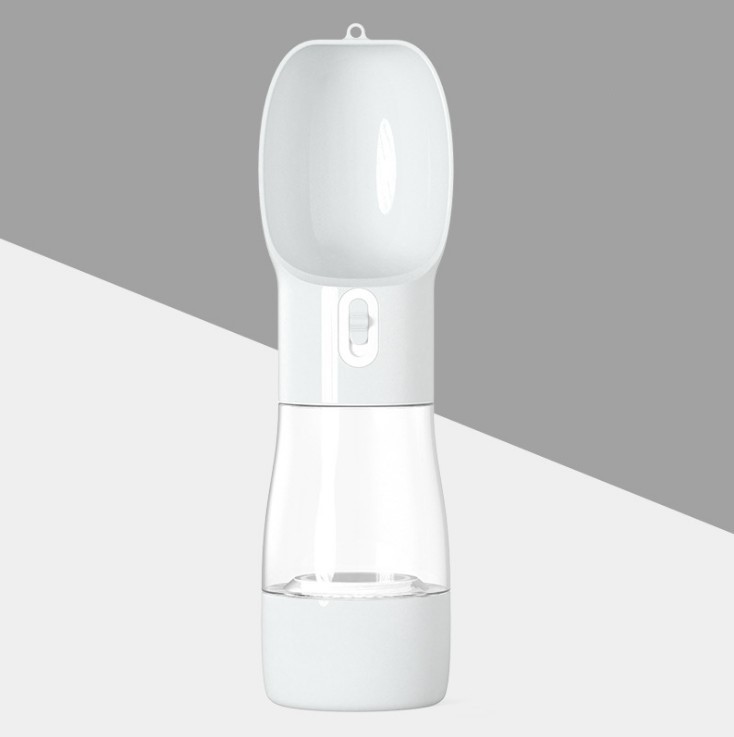 Traveling Out Portable Dog Water Dispenser — 258ml Water + 200g Food, Leak‑Seal, Shoulder Strap