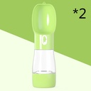 Traveling Out Portable Dog Water Dispenser — 258ml Water + 200g Food, Leak‑Seal, Shoulder Strap