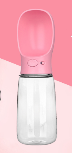Traveling Out Portable Dog Water Dispenser — 258ml Water + 200g Food, Leak‑Seal, Shoulder Strap