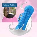 Rubber Crazy Monster Squeaky Dog Chew Toy – Natural Rubber, Textured Dental Surface, Durable for Chewers (All Sizes)