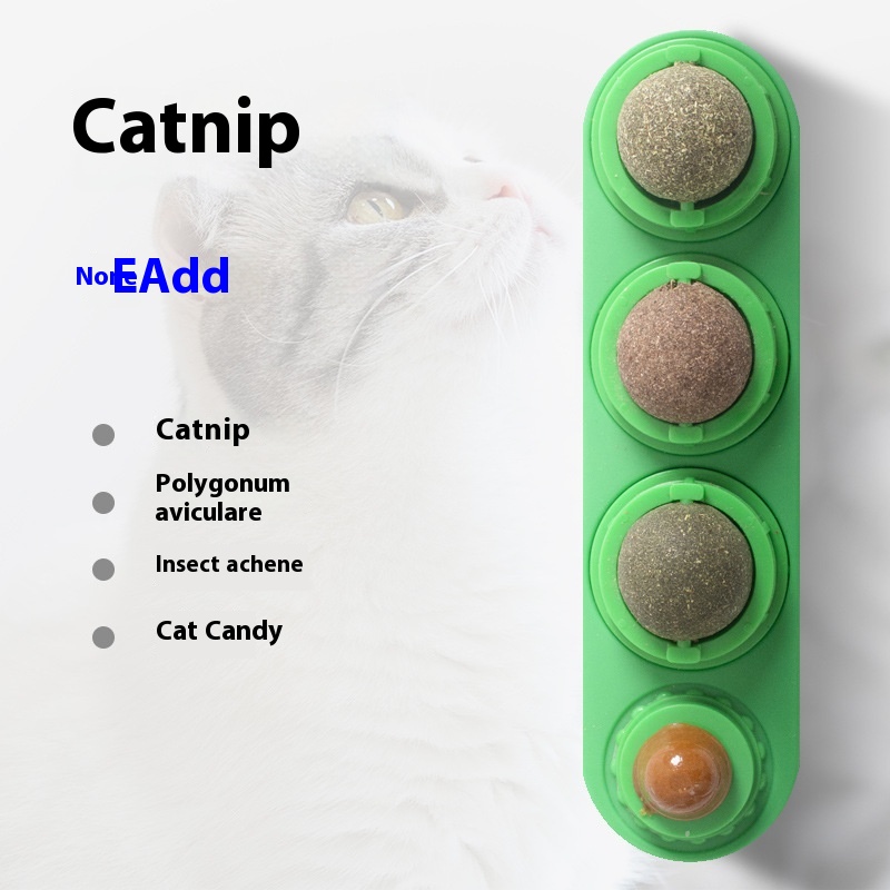 Catnip Ball Self-Hi Cat Toy — Plastic Cat Toy with Catnip Pack, Multiple Colors & Bag/Box Variants — SKU CJYD2159882