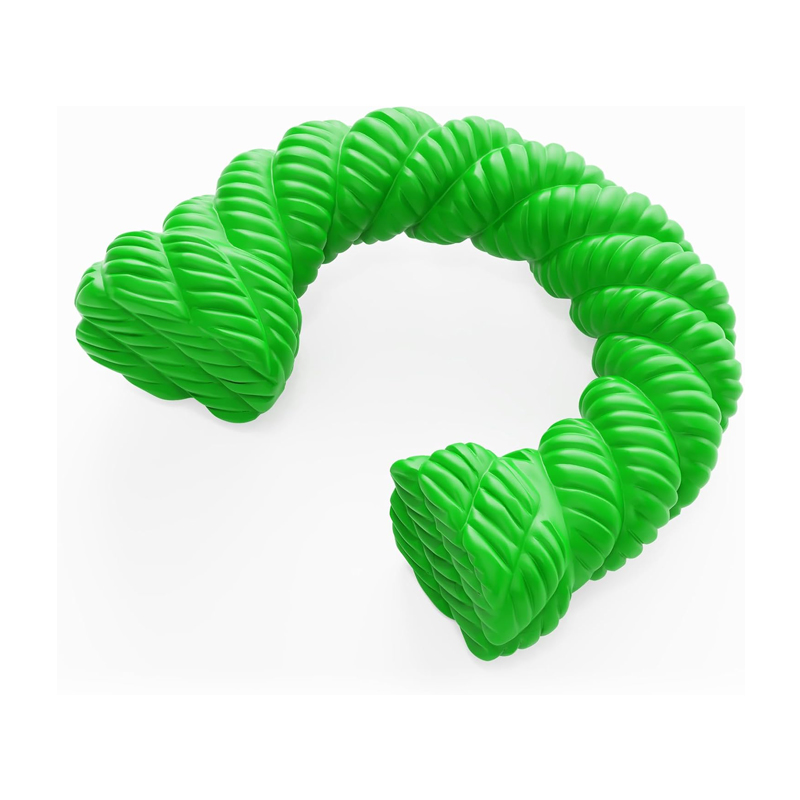 Natural Rubber Horseshoe Chew Toy for Medium & Large Dogs — Durable Training & Fetch Toy
