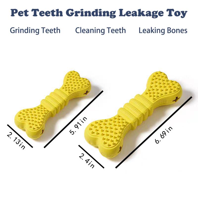 Dog Chew Toys 2-Pack — Toothbrush-Style Cleaning Chew Sticks for Puppies, Small/Medium/Large Dogs