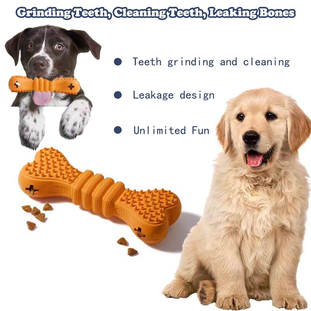 Dog Chew Toys 2-Pack — Toothbrush-Style Cleaning Chew Sticks for Puppies, Small/Medium/Large Dogs