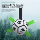 Interactive Dog Football Toy Soccer Ball Inflated Training Toy For Dogs Outdoor Border Collie Balls For Large Dogs Pet Supplies