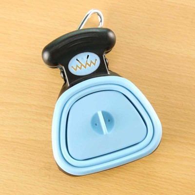 [PBX-V-002790] Dog Pet Travel Foldable Pooper Scooper With 1 Roll Decomposable bags Poop Scoop Clean Pick Up Excreta Cleaner Epacket Shipping Yellow L (Blue, L)