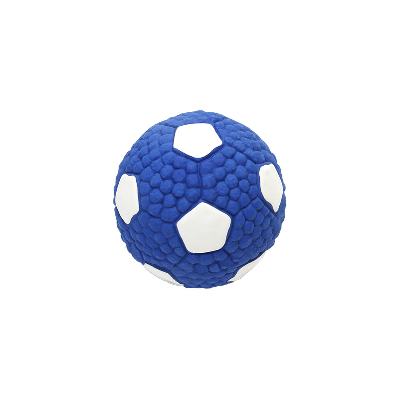 [PBX-T-004645] Dog toy bite-proof teeth molar latex toy ball pet interactive sound training ball pet supplies Volleyball 9.5cm (Football 6cm)
