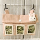 Rabbit Large Capacity Canvas Straw Bag Christmas Large