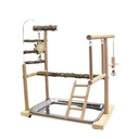 Parrot Toys Tiger Skin Peony Bird Stand Xuanfeng Xiaotai Stand Pepper Wooden Stand Sub-stand Pole Pepper Wood